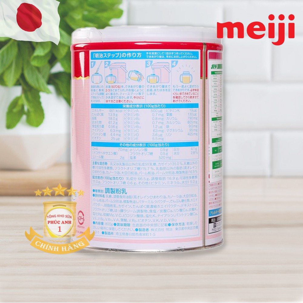 Sữa MEIJI Số 9 (1 - 3) Hàng Nội Địa NHẬT 800g