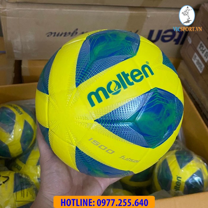 (Tặng kèm lưới+kim bơm) Quả bóng đá, bóng Futsal Molten, chất lượng cao, chính hãng - Vicsportvn