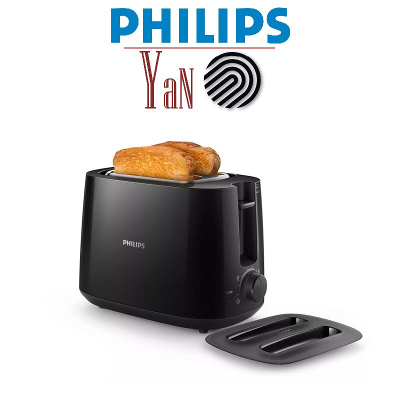 Máy nướng làm giòn bánh mì và hấp bánh bao Philips HD2582 830W - Hàng chính hãng