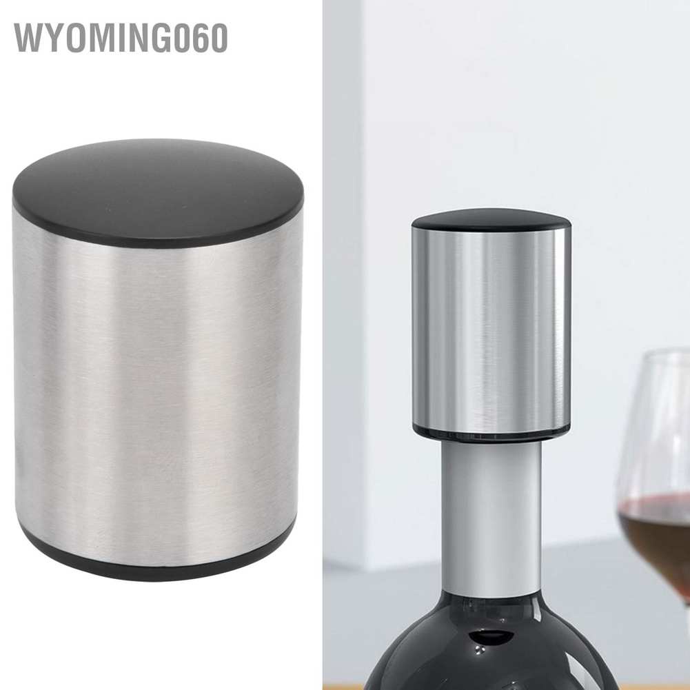 Nút đậy chai rượu bằng thép không gỉ bền nhỏ gọn cho rượu vang