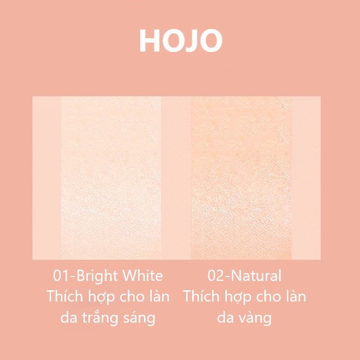 Phấn nước XIXI mỏng nhẹ mềm mịn Soft And Bright Concealer HOJO độ che phủ cao Air Hold Makeup Cushion HOJO19 XIXI32