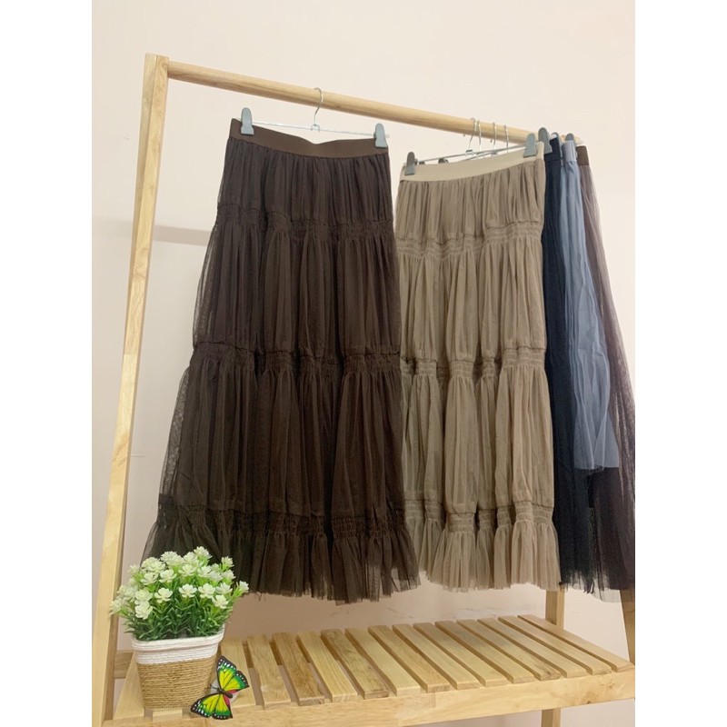 [Jamela Store] Chân váy voan ba tầng dáng dài | BigBuy360 - bigbuy360.vn
