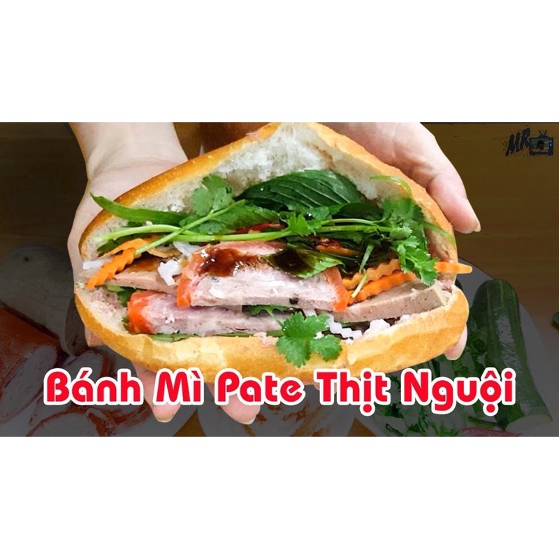 Bánh mì thịt đặc biệt nóng giòn thơm ngon