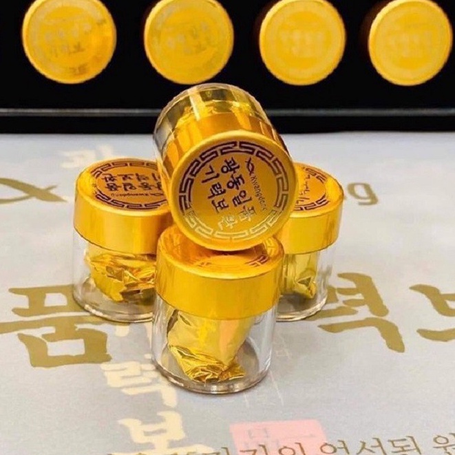 An Cung Bổ Não Ngưu Hoàng Hoàn Trầm Hương Kwangdong Hàn Quốc Ngăn Ngừa Đột Quỵ 60 Viên