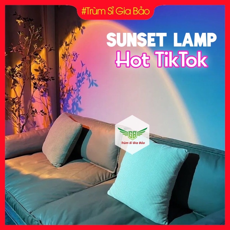Đèn Hoàng Hôn SUNSET 4 Màu In 1 Quay Tiktok ,Live Tream , Sống Ảo .