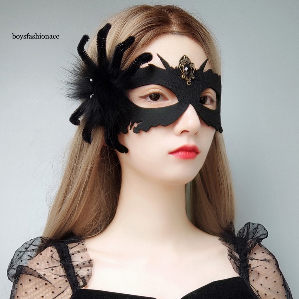 Bf Bộ Đồ Hóa Trang Halloween Hình Lông Vũ Nửa Mặt Đẹp Mắt Masque
