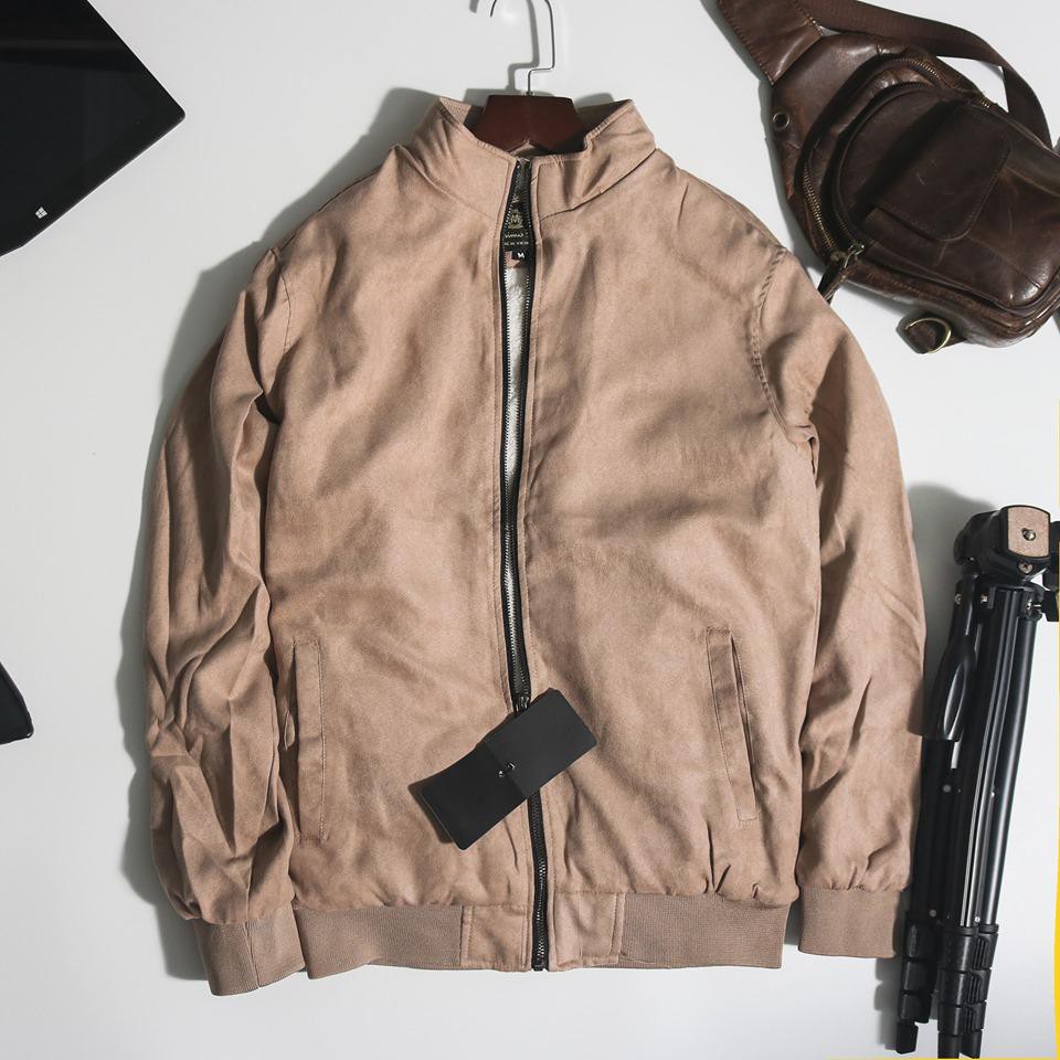 ÁO KHOÁC DA LỘN NAM LÓT LÔNG DÀY DẶN CAO CẤP 4 MÀU (50kg-90Kg) | BigBuy360 - bigbuy360.vn