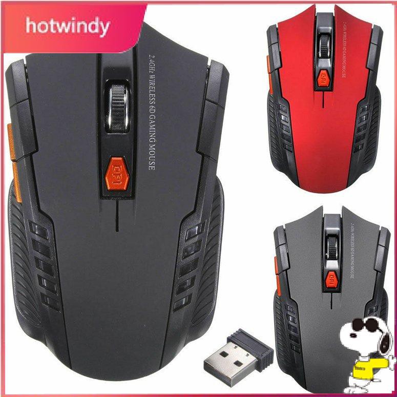 Chuột Quang Chơi Game Không Dây 2.4ghz Cho Pc Laptop