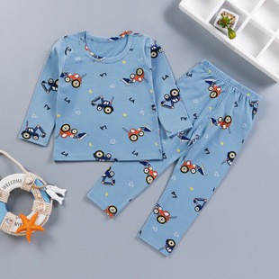 TH56 bộ đồ cotton dài tay cho bé trai và bé gái