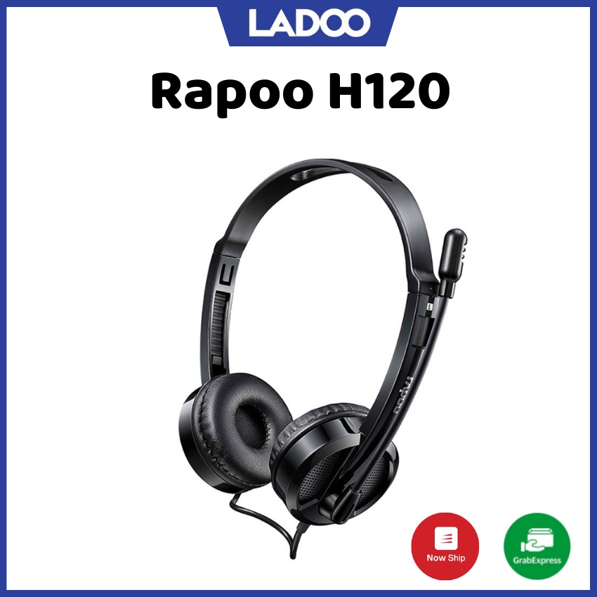 Tai nghe chụp tai Onear Rapoo H120 USB Stereo - chuyên dùng cho học trực tuyến, online, sales online