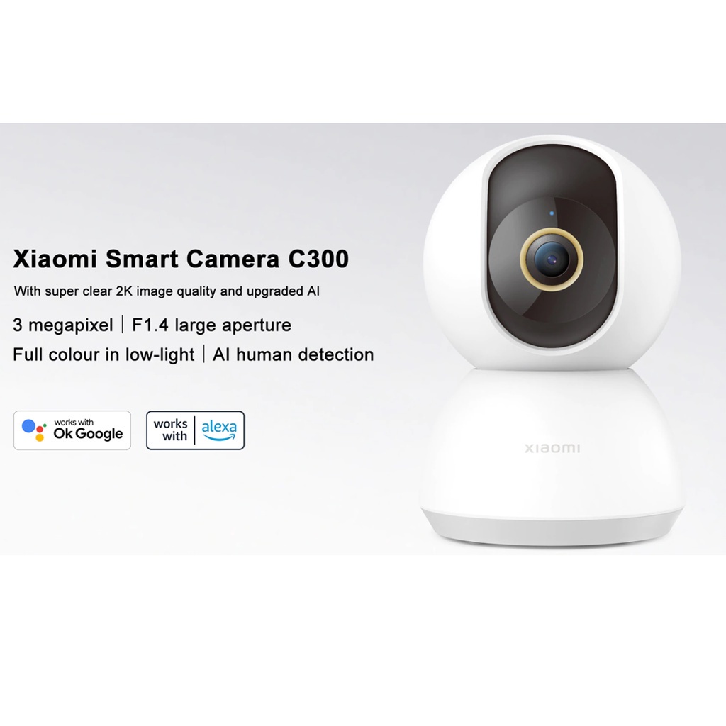 Camera IP Xiaomi mijia 2K Smart Camera C300 XMC01 Camera giám sát 1296P - Bản Quốc tế