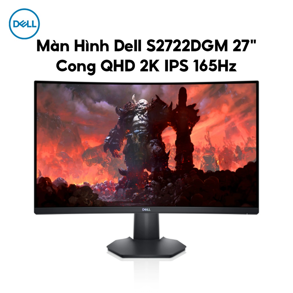 Màn Hình Dell S2722DGM 27&quot; Cong QHD 2K (2560 x 1440) IPS 165Hz