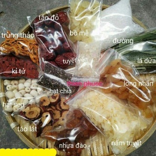 10gr nguyên liệu nấu chè dưỡng nhan tự chọn