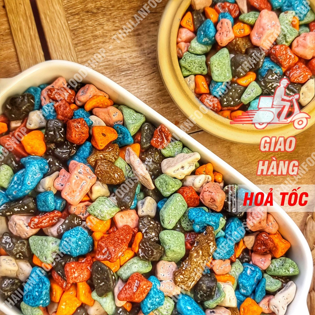 Kẹo Sỏi Đá Nhân Socola - Lon 500gr