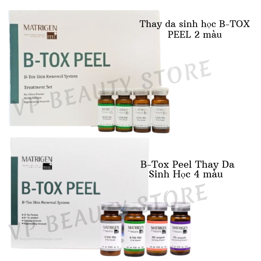 PEEL DA SINH HỌC VI TẢO HÀN QUỐC MATRIGEN B-TOX PEEL FULL HỘP