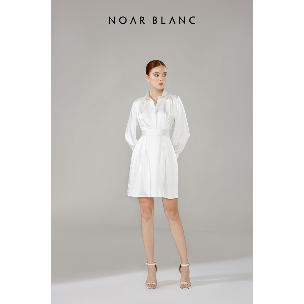 Đầm nữ thiết kế sơ mi lụa trắng sang trọng - Alian Dress