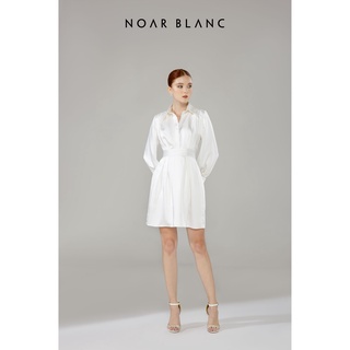 [NOAR BLANC] Đầm nữ thiết kế sơ mi lụa trắng sang trọng - Alian Dress