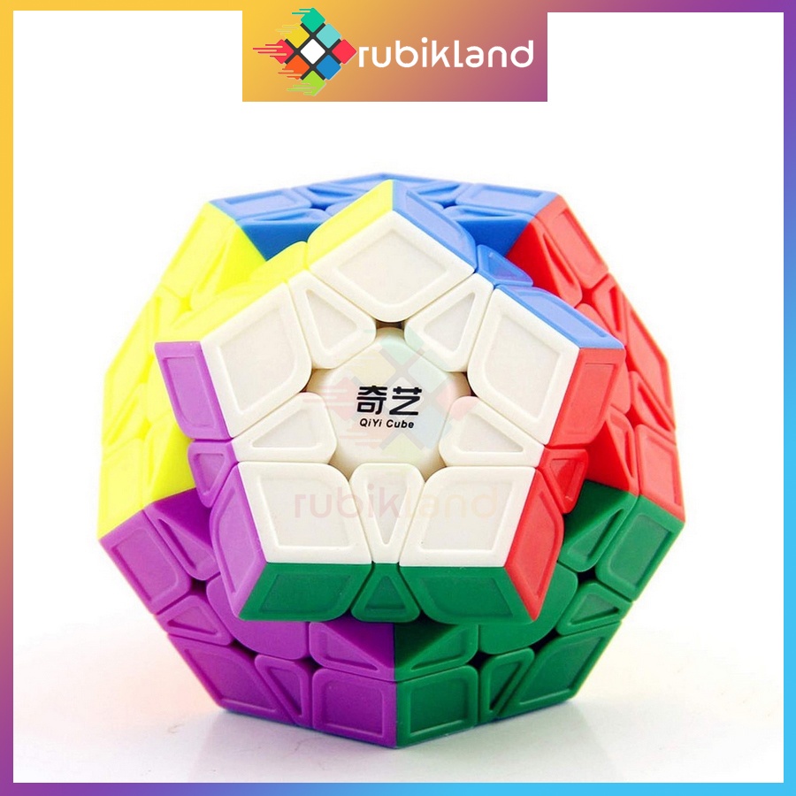 Rubik Megaminx 3x3 QiYi QiHeng S Rubic Biến Thể 12 Mặt Stickerless Cao Cấp Đồ Chơi Trẻ Em