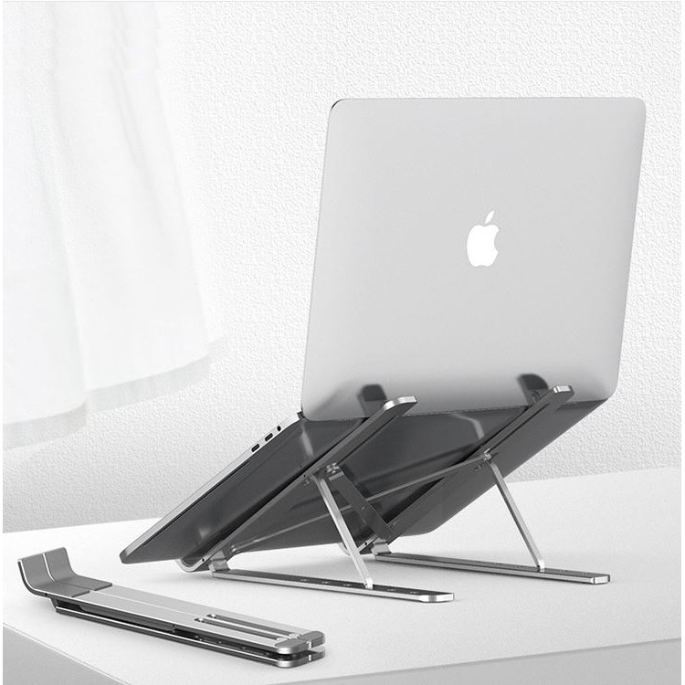 [MUA 1 TẶNG 1 Giá kẹp cáp TOPK] Giá đỡ Laptop-MacBook-Ipad nhôm điều chỉnh và mang đi theo ý muốn