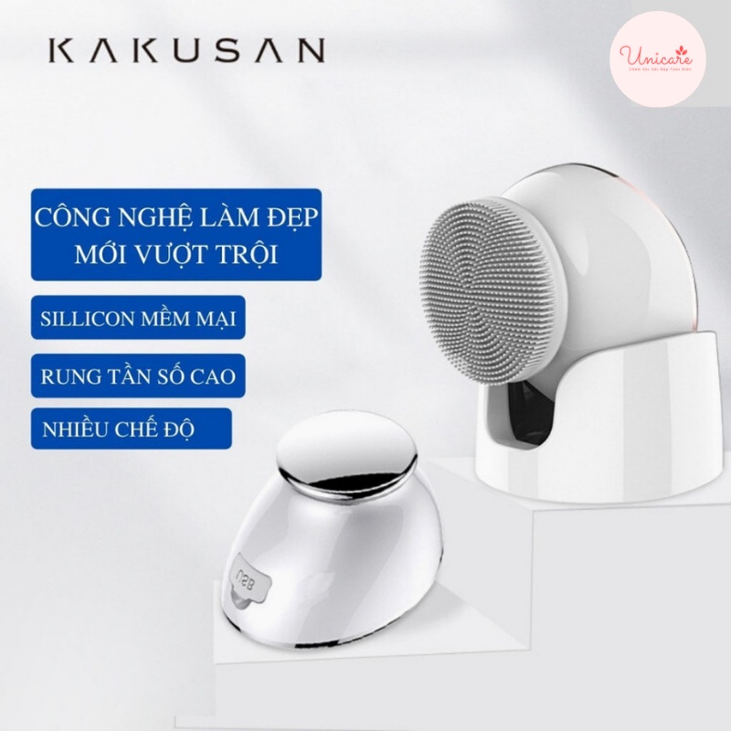 Máy rửa mặt Kakusan - Máy đẩy tinh chất cao cấp 2 trong 1 - Làm sạch sâu, thẩm thấu dưỡng chất, tái tạo cấu trúc da