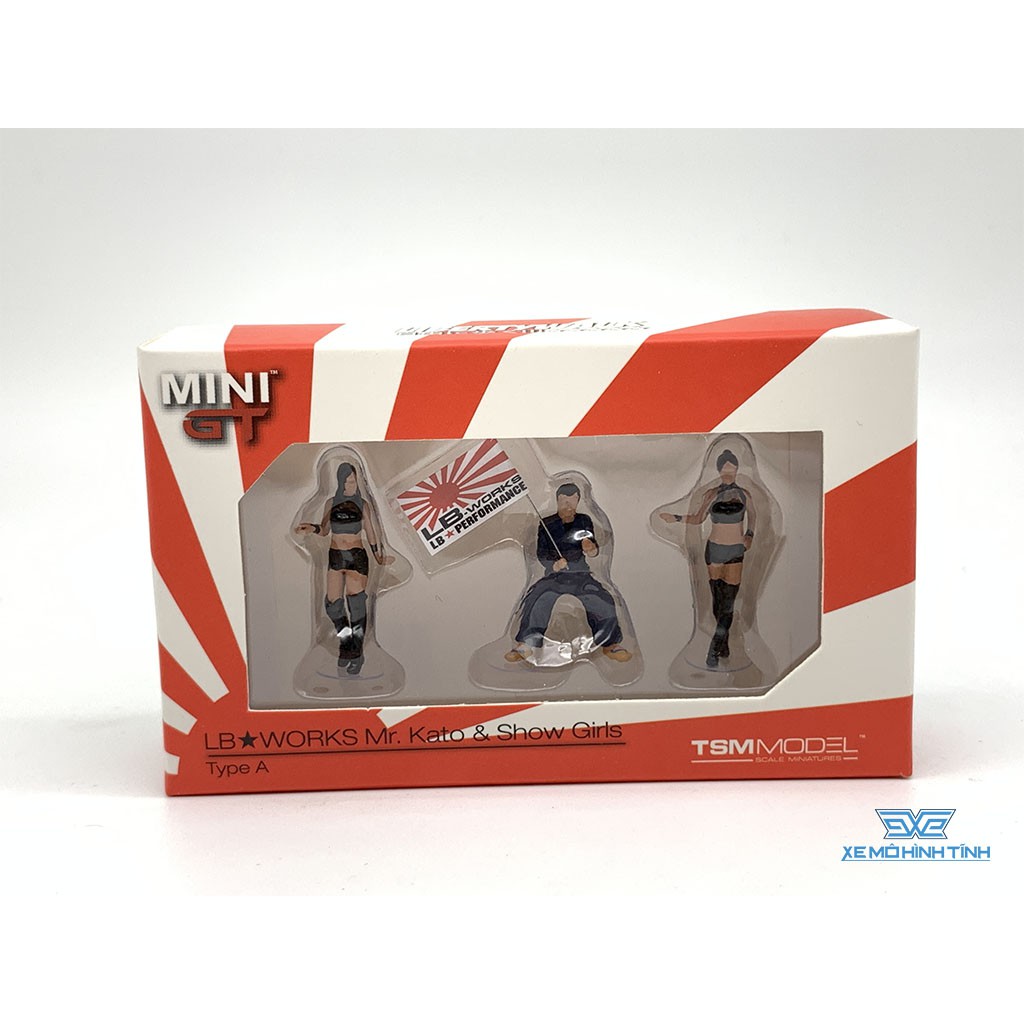 Mô Hình Nhân Vật Figure Mr.Kato & Show Girls Type A 1:64 MiniGT