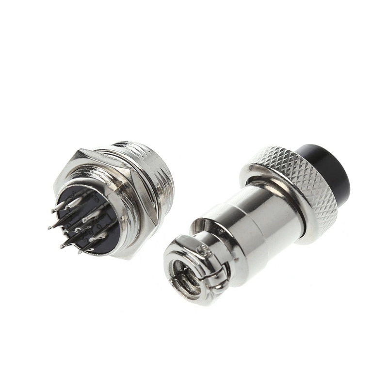Đầu Nối Dây Điện 16mm 2 3 4 5 6 8 9 Pin GX Bằng Kim Loại