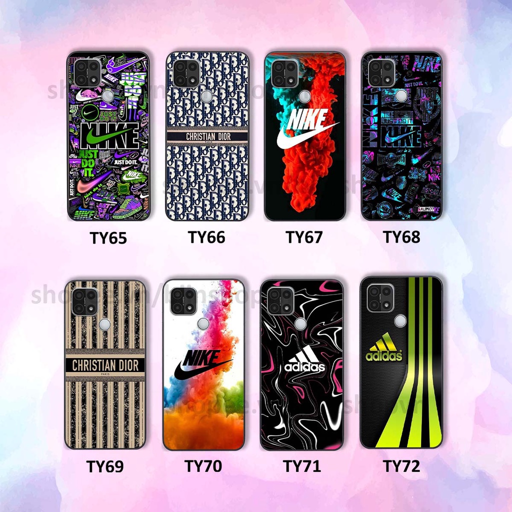 Ốp Oppo A15 / A15s in hình thương hiệu nhiều màu sắc thể thao cá tính thời trang