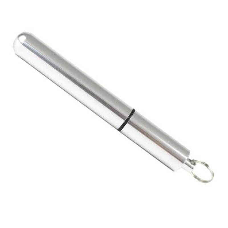 Hộp Đựng Tăm Xỉa Răng Mini Bằng Kim Loại Không Thấm Nước Có Móc Khóa