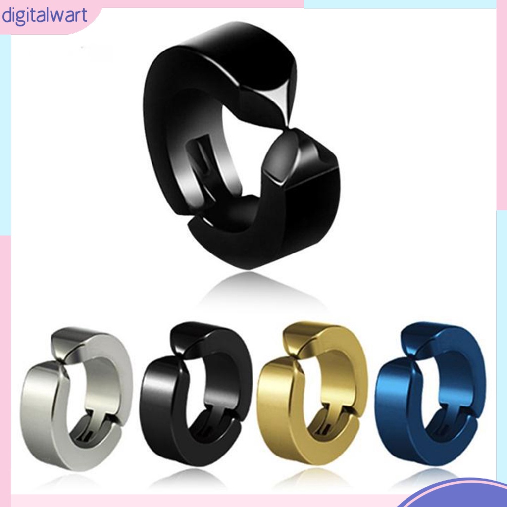 Khuyên kẹp vành tai không cần xỏ bằng thép titan thời trang cá tính