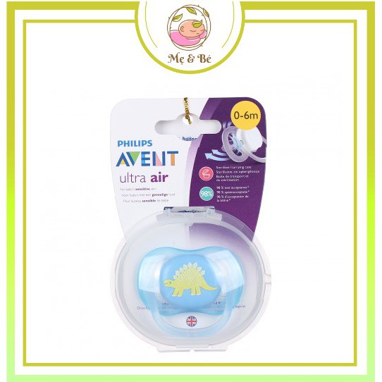 Shop Mẹ & Bé : Núm ti giả Philips Avent SCF544/10 Silicone (từ 0 - 6 tháng tuổi)