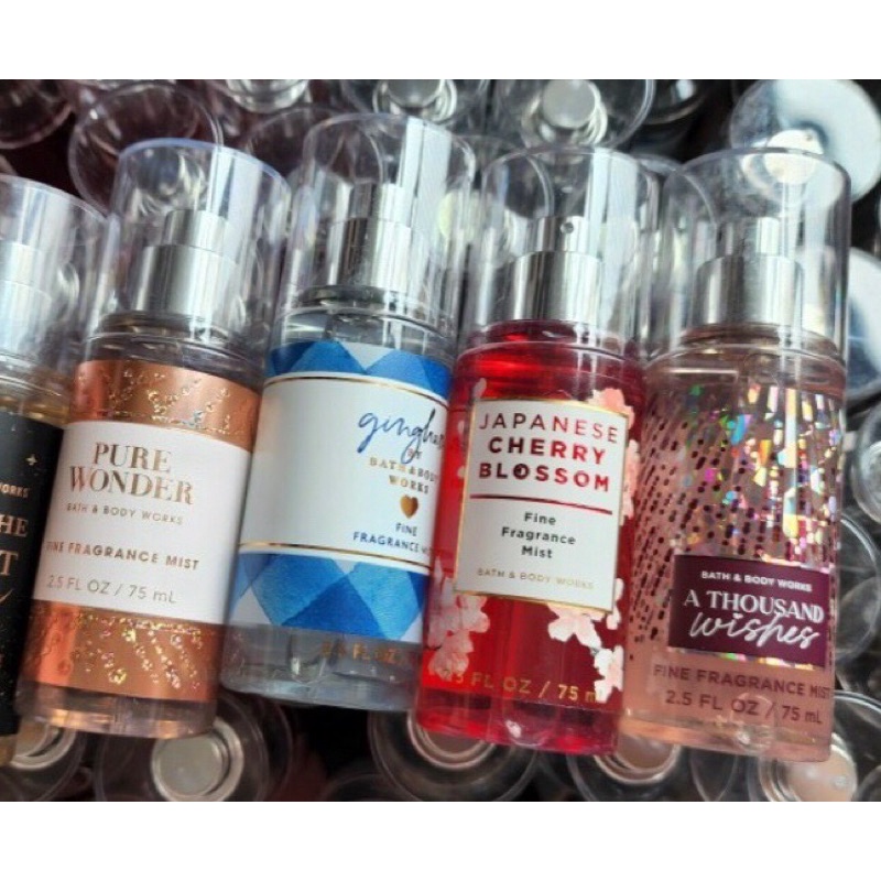 Xịt thơm body mist Bath & Body Works mini & fullsize