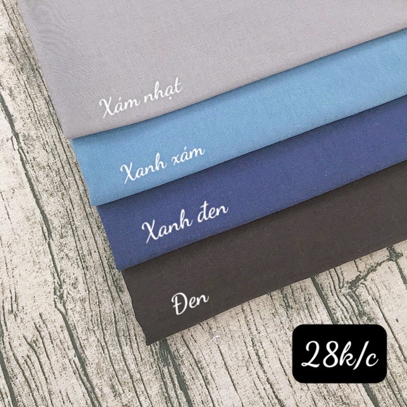 Khẩu trang linen trơn tone đen | BigBuy360 - bigbuy360.vn