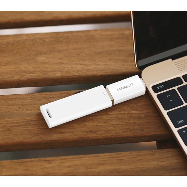 Đầu chuyển USB 3.0 to type C Ugreen 30155  - Hàng chính hãng -Đ ầu chuyển USB Type C to OTG 3.0