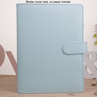 Alison Notebook Cover Refillable DIY Ring Binder File Folder A6 / A5 Da PU Notepad Cover