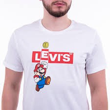 Áo Thun Levis Super Mario Nam KHÔNG KÈM TÚI Phiên Bản Giới Hạn Levi's Auth Malaysia Giá Gốc SALE