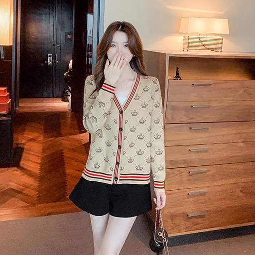 Áo Cardigan Len Khoác Nữ Dệt Kim Tay Dài Chất Đẹp Hàng Quảng Châu Xiaozhainv vn K-16