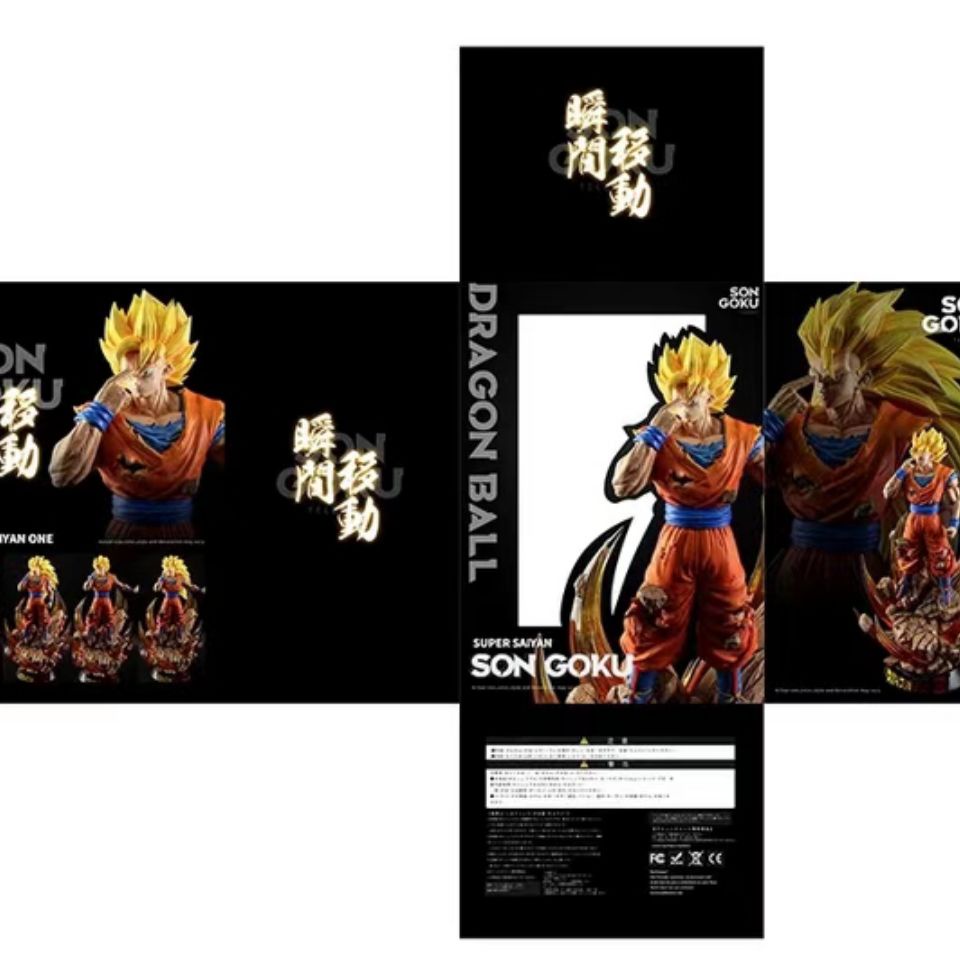 Mô Hình Nhân Vật Super Competition LS Monkey King gk Super Three Saiyan Ba Đầu Phát Sáng Độc Đáo