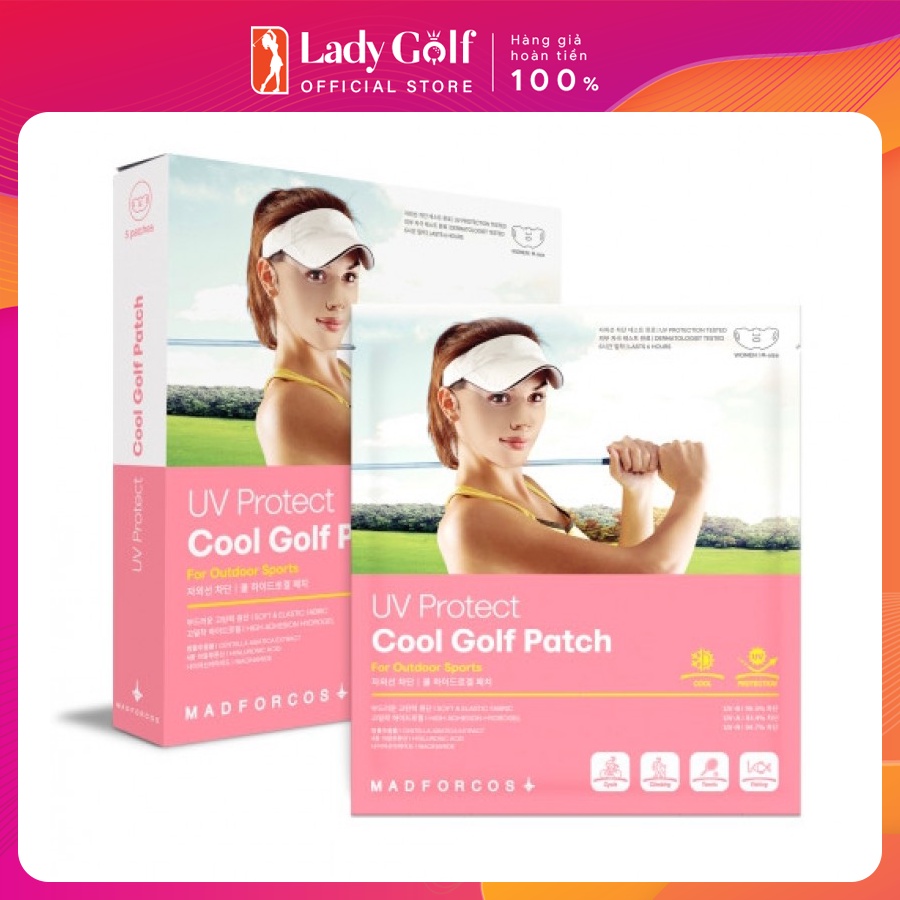 Mặt nạ golf nữ chống nắng, ngăn chặn tia UV GOLF PATCH - Hàn Quốc