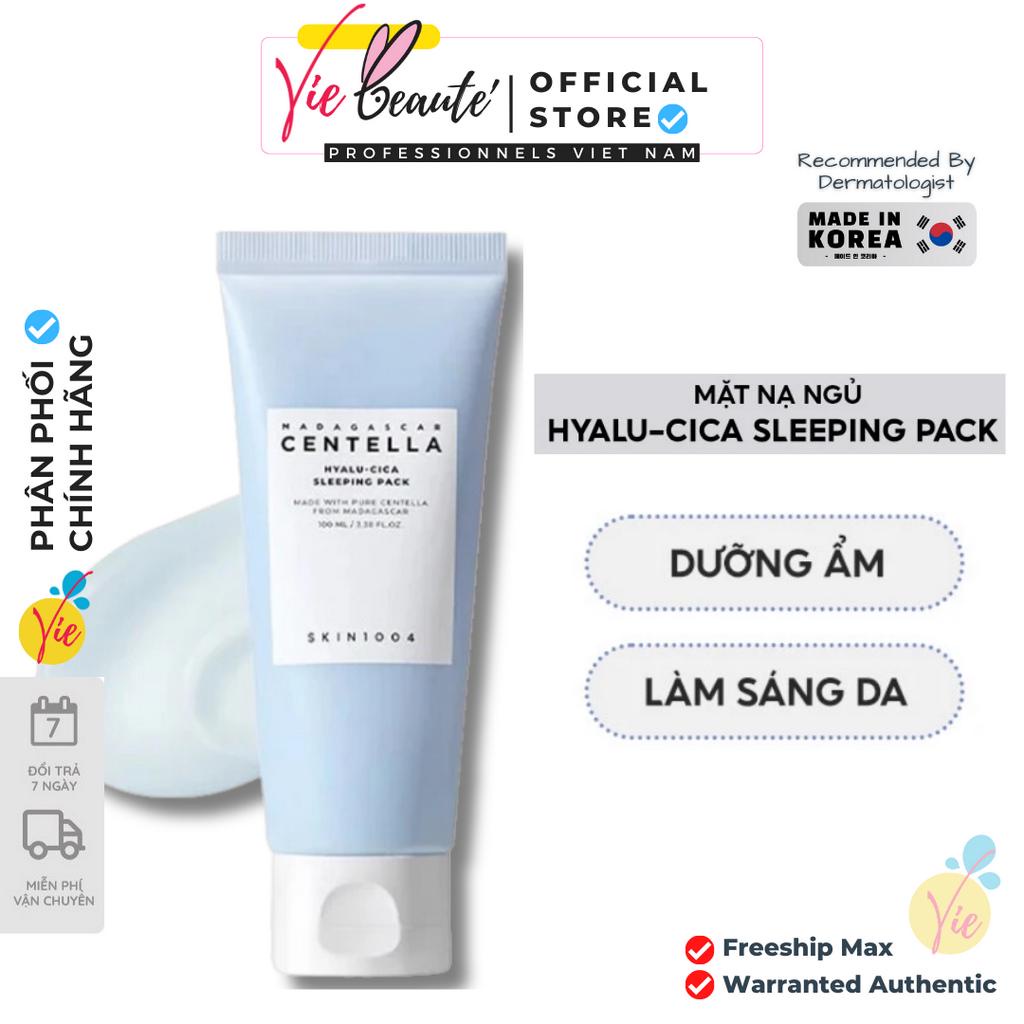Mask Ngủ Skin1004 Madagascar Centella Hyalu-cica Sleeping Pack Mặt nạ ngủ cấp ẩm, sáng da 100ml