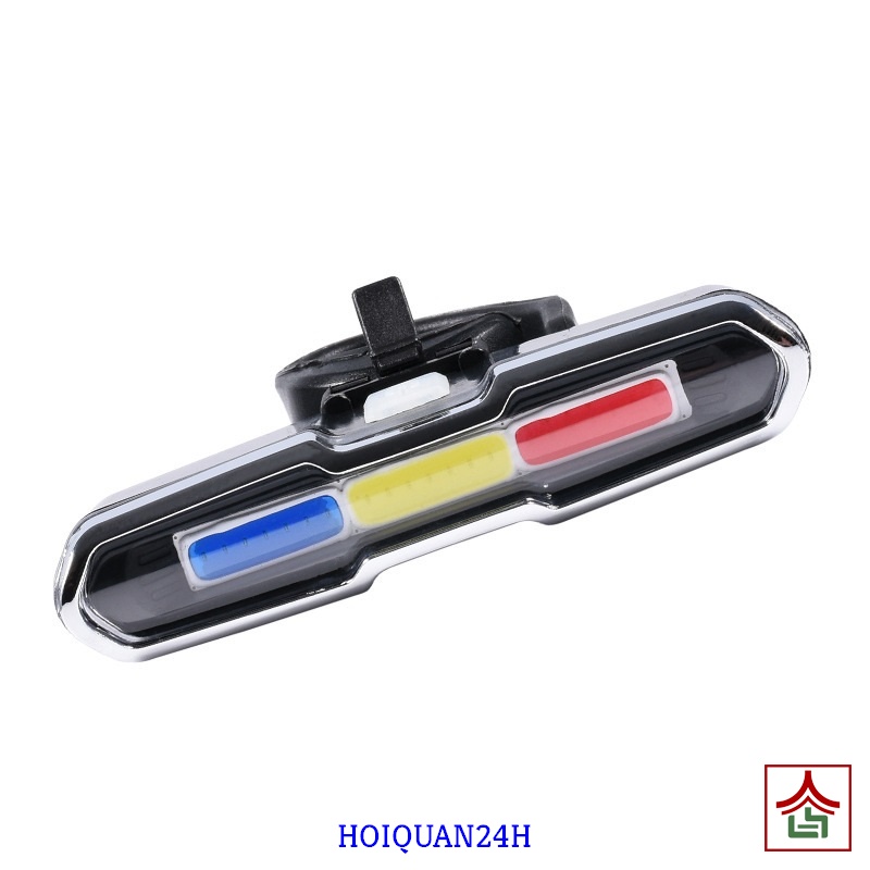 Đèn Báo Hiệu Đỏ Xanh Trắng Gắn Xe Đạp, Xe Máy