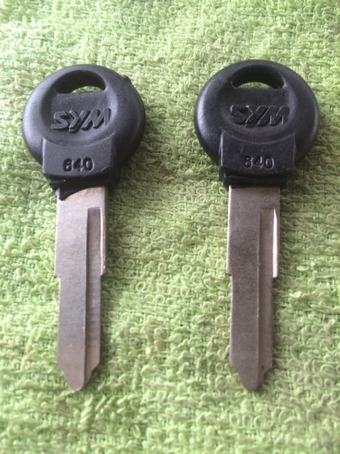 Combo cặp phôi chìa khoá xe SYM ( rảnh trái )