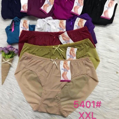 10 Quần lót spring trơn fom to 55-70kg - 5401 XXL
