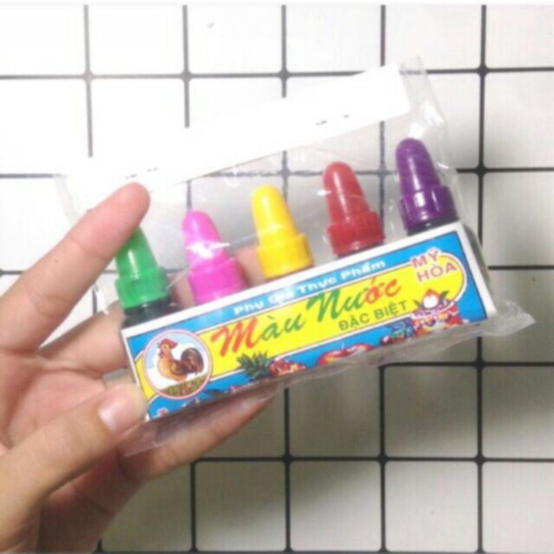 Màu thực phẩm size lớn ( nguyên liẹu làm bánh, làm slime)