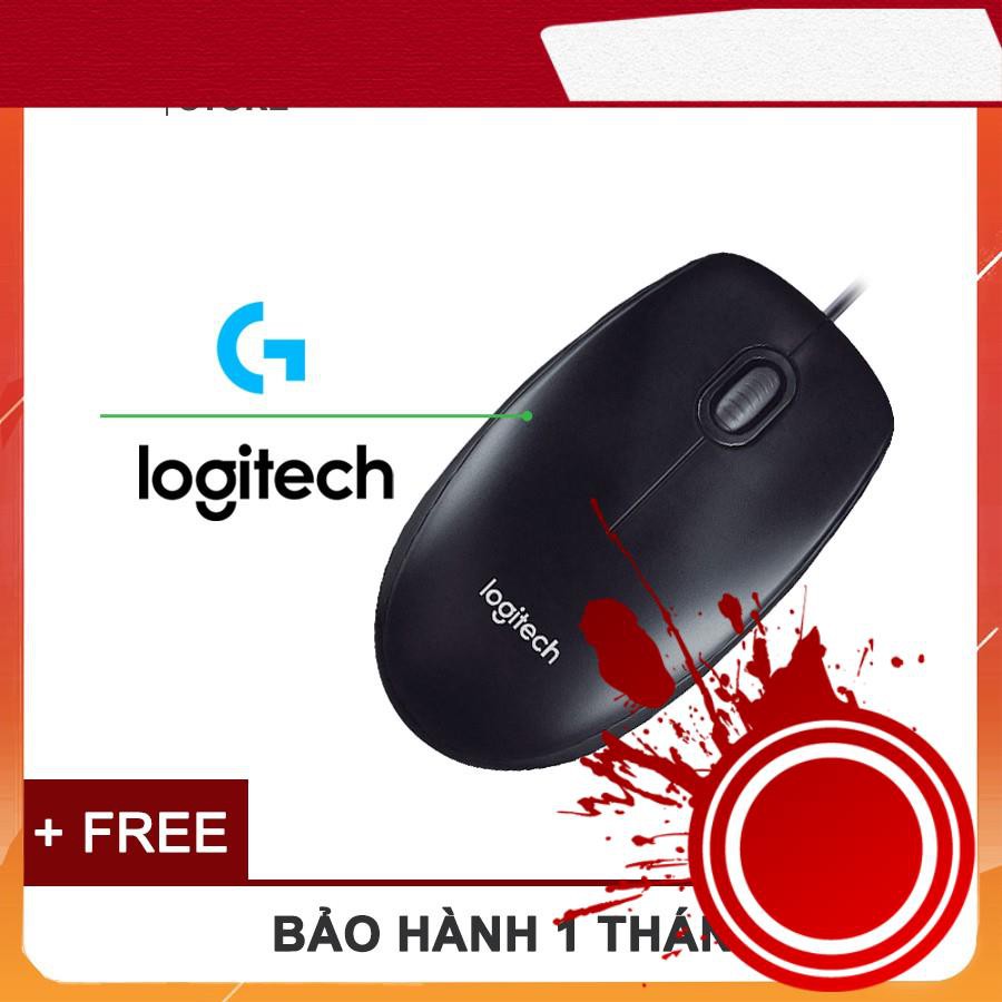 [ Hàng Hot ] [ BH 1 THÁNG ] Chuột Dây LOGITECH M100 - Laptop, chuột văn phòng, game thủ