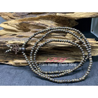 Chuỗi hạt( Vòng tay) Trầm Hương 4ly 216 hạt