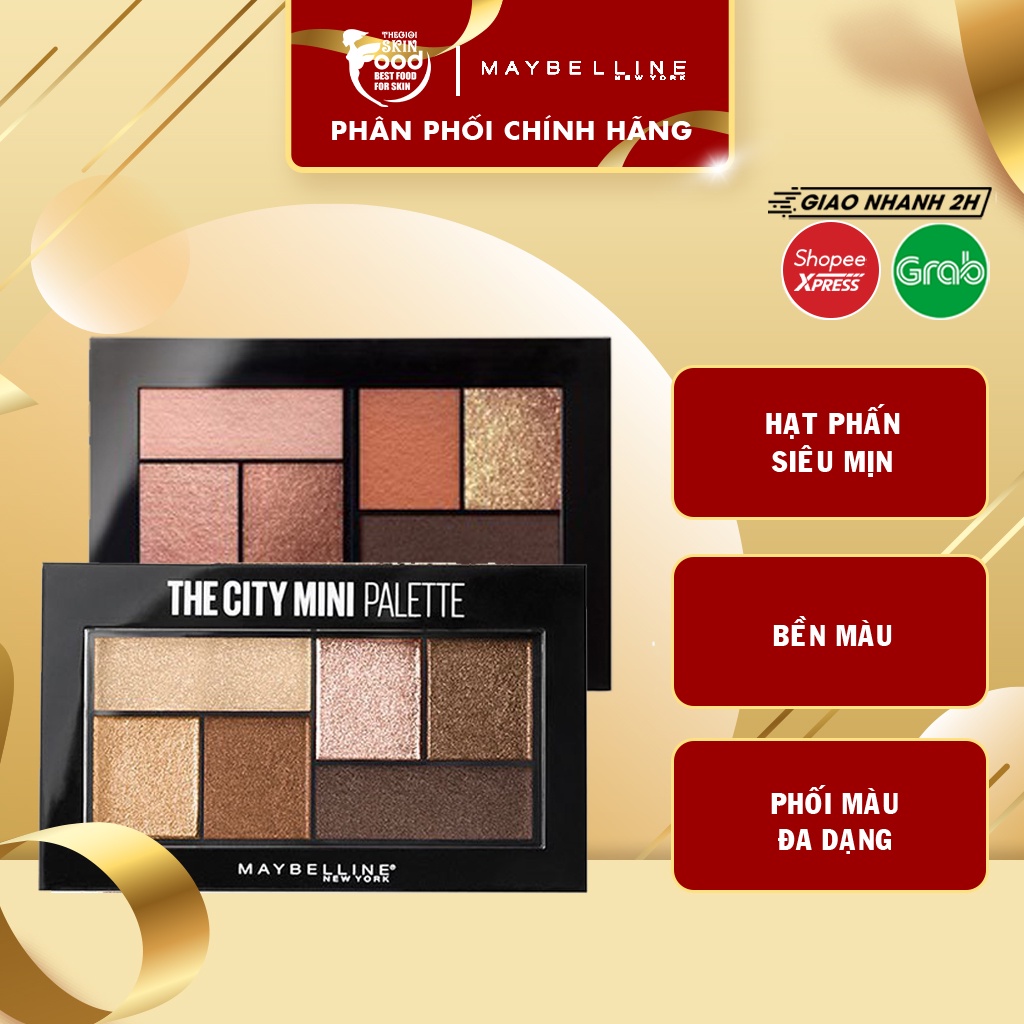 Bảng Phấn Mắt 6 Ô Maybelline The City Mini Palette 6.1g