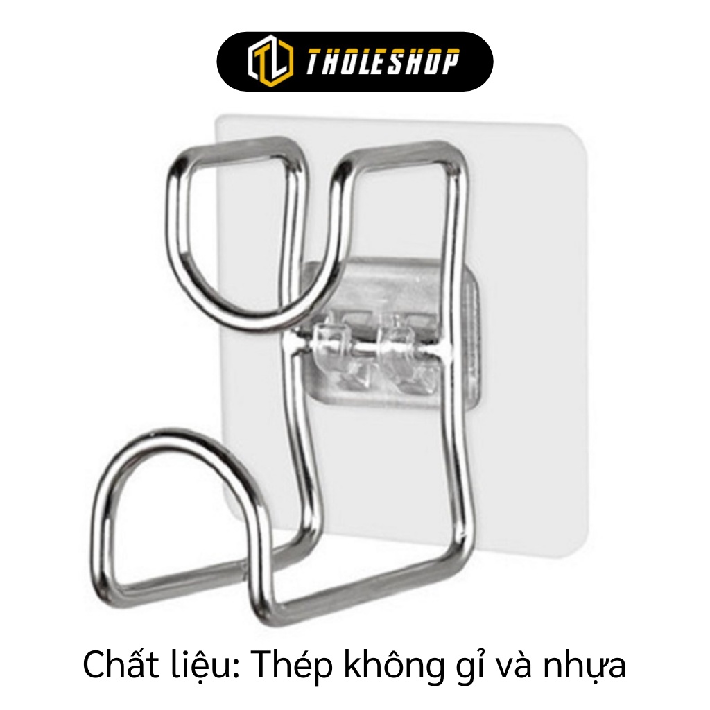 Móc Treo Chậu - Móc Dán Tường Treo Thau, Thớt, Rổ, Dụng Cụ Nhà Bếp Bằng Thép 9432