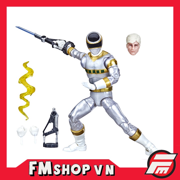 MÔ HÌNH CHÍNH HÃNG LIGHTNING COLLECTION POWER RANGERS IN SPACE SILVER RANGER