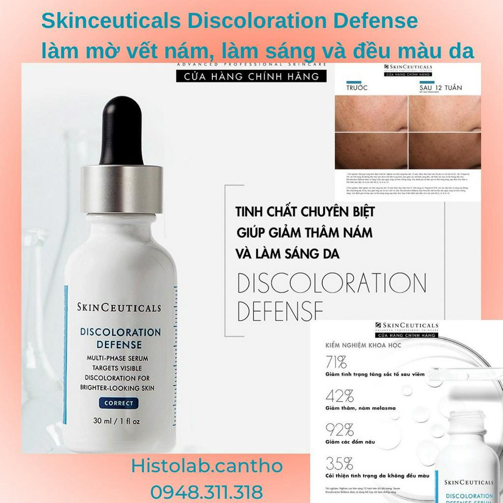 Skinceuticals Discoloration Defense làm mờ vết nám, làm sáng và đều màu da 30ml