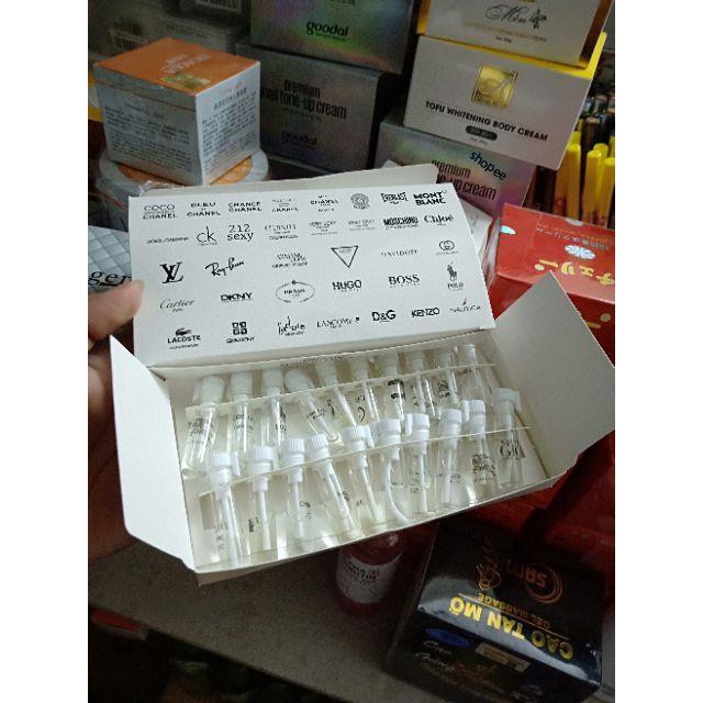 Sét nước hoa 20 lọ tét trắng | BigBuy360 - bigbuy360.vn